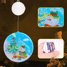 Load image into Gallery viewer, Diamond Painting LED Hanging Lamp Christmas