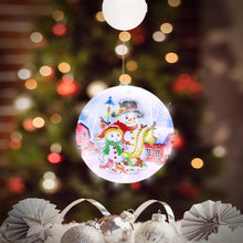 Load image into Gallery viewer, Diamond Painting LED Hanging Lamp Christmas