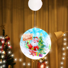 Load image into Gallery viewer, Diamond Painting LED Hanging Lamp Christmas