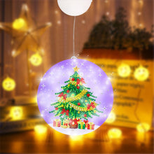 Load image into Gallery viewer, Diamond Painting LED Hanging Lamp Christmas