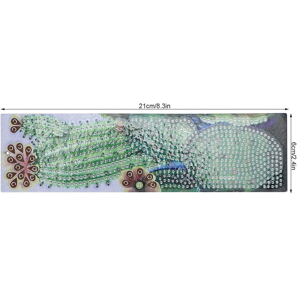 Diamond Painting Bookmark Cactus