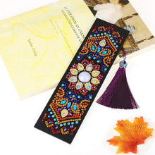 Load image into Gallery viewer, Diamond Painting Bookmark with Mandala Flowers