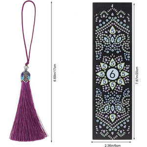 Diamond Painting Bookmark with Mandala Flowers