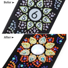 Load image into Gallery viewer, Diamond Painting Bookmark with Mandala Flowers