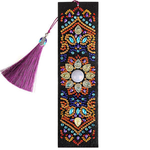 Diamond Painting Bookmark with Mandala Flowers