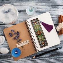 Load image into Gallery viewer, Diamond Painting Bookmark Mandala design