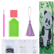 Load image into Gallery viewer, Diamond Painting Bookmark Panda