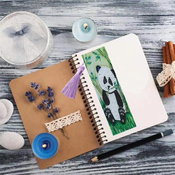 Diamond Painting Bookmark Panda