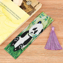 Load image into Gallery viewer, Diamond Painting Bookmark Panda