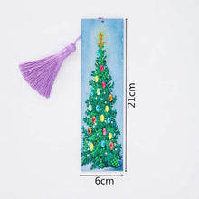 Load image into Gallery viewer, Diamond Painting Bookmark Christmas Tree