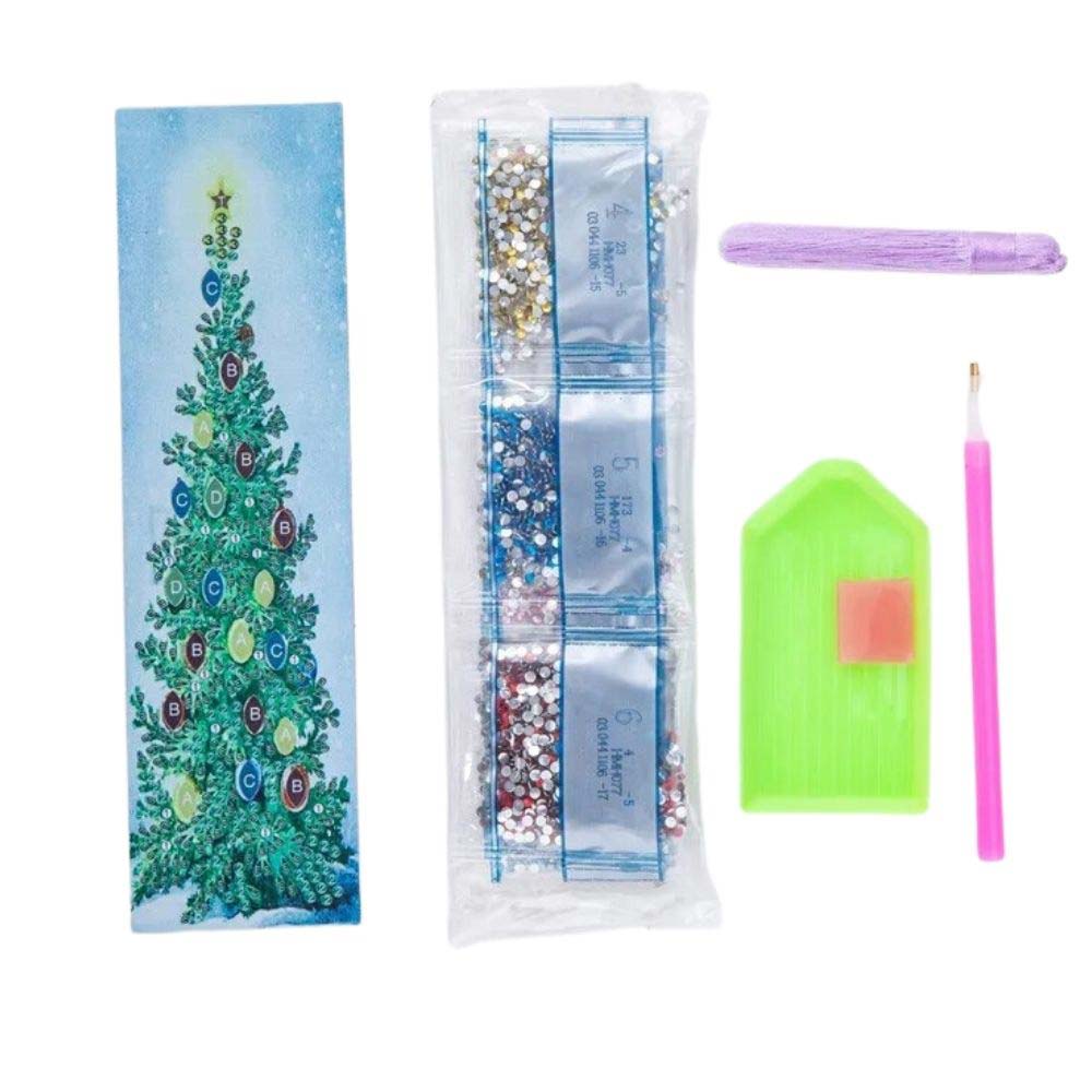 Diamond Painting Bookmark Christmas Tree