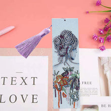 Load image into Gallery viewer, Diamond Painting Bookmark Woman with Flowers