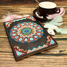 Load image into Gallery viewer, Diamond Painting Notebook Blue Flower