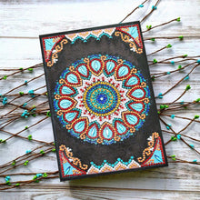 Load image into Gallery viewer, Diamond Painting Notebook Blue Flower