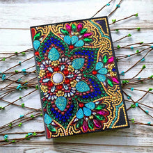 Load image into Gallery viewer, Diamond Painting Notebook with Flower