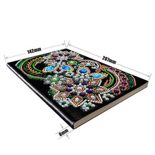 Load image into Gallery viewer, Diamond Painting Notebook with Flowers