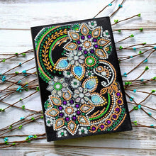 Load image into Gallery viewer, Diamond Painting Notebook with Flowers