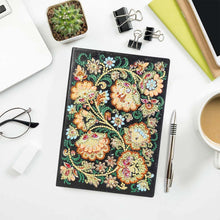 Load image into Gallery viewer, Diamond Painting Notebook - Flowers