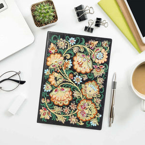 Diamond Painting Notebook - Flowers