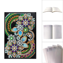 Load image into Gallery viewer, Diamond Painting Notebook with Flowers