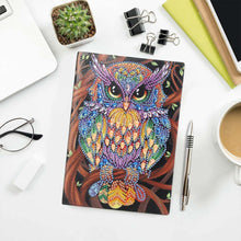 Load image into Gallery viewer, Diamond Art Painting Notebook Owl