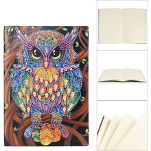 Load image into Gallery viewer, Diamond Art Painting Notebook Owl