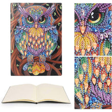 Load image into Gallery viewer, Diamond Art Painting Notebook Owl