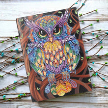 Load image into Gallery viewer, Diamond Art Painting Notebook Owl