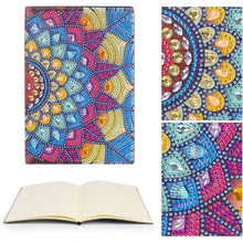 Load image into Gallery viewer, Diamond Painting Notebook Mandala Flower