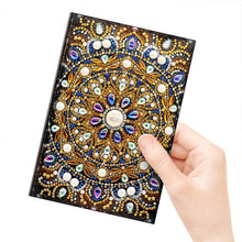 Load image into Gallery viewer, Diamond Painting Notebook Mandala design
