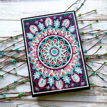 Load image into Gallery viewer, Diamond Painting Notebook - Mandala