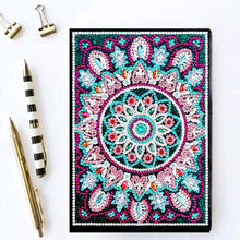 Load image into Gallery viewer, Diamond Painting Notebook - Mandala