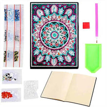Load image into Gallery viewer, Diamond Painting Notebook - Mandala
