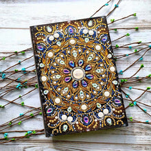 Load image into Gallery viewer, Diamond Painting Notebook Mandala design