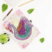 Load image into Gallery viewer, Diamond Painting Notebook Swan
