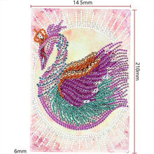 Load image into Gallery viewer, Diamond Painting Notebook Swan