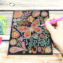 Load image into Gallery viewer, Diamond Painting Notebook Spread Joy