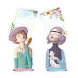 Diamond Painting Note Holder Women 2 Piece Set