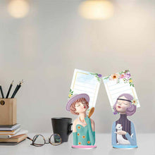 Load image into Gallery viewer, Diamond Painting Note Holder Women 2 Piece Set