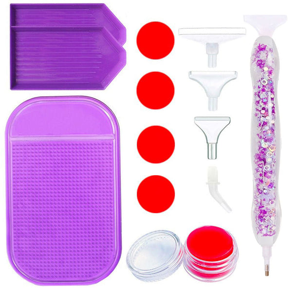 Diamond Painting Premium Light Pen Purple 5 Variants