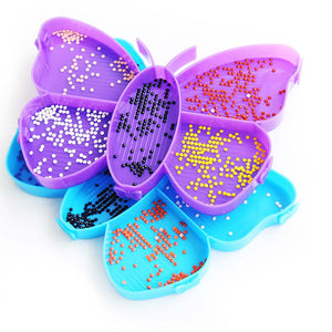 Diamond Painting Professional Tool Set Butterfly 8 Piece Accessories Tray