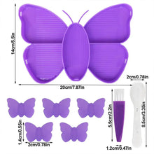 Load image into Gallery viewer, Diamond Painting Professional Tool Set Butterfly 8 Piece Accessories Tray