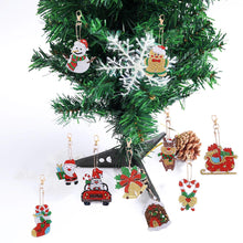 Load image into Gallery viewer, Diamond Painting Keychain Christmas 21 Pieces