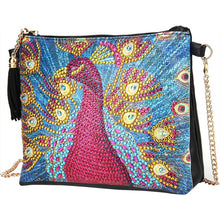 Load image into Gallery viewer, Diamond Painting Bag Red Peacock