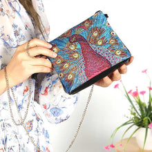 Load image into Gallery viewer, Diamond Painting Bag Red Peacock