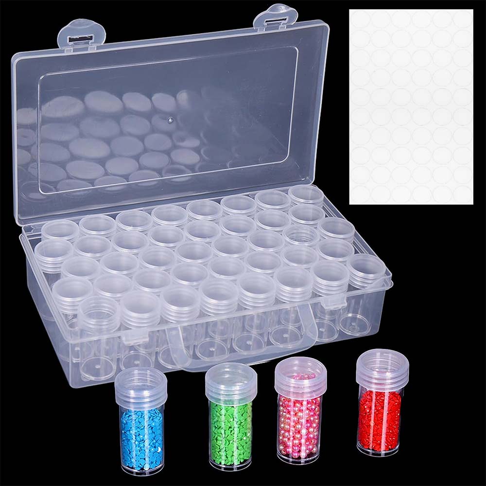 Diamond Painting XL Storage Box with 38 Jars