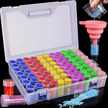 Load image into Gallery viewer, Diamond Painting XXL storage box with 80 round jars
