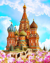 Load image into Gallery viewer, Paint by numbers | St Basil Cathedral | intermediate new arrivals landscapes cities | Figured'Art