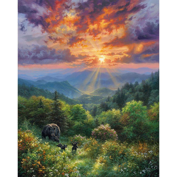 Bear and Sunset