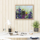 Paint by numbers Goldfinch Birds Figured'Art new arrivals, intermediate, animals, birds, flowers